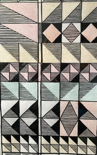 Debbie.  Geometric wallpaper.